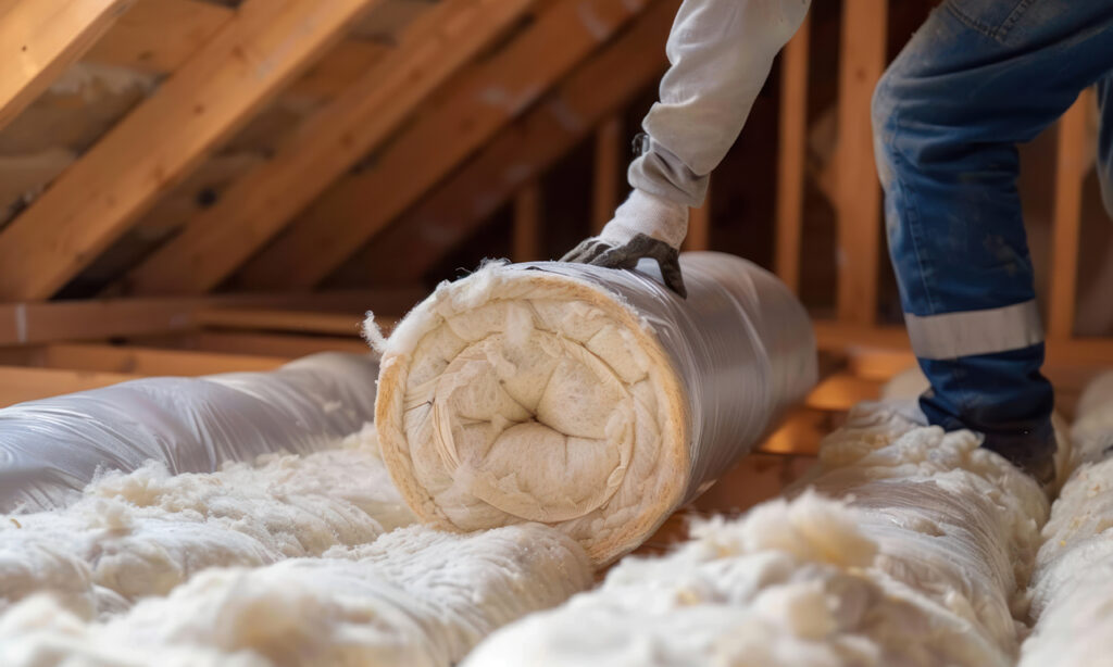 Technicien Be-Di roulant de l'isolation, matériaux biosourcés, conforme la réglementation de la rénovation énergétique